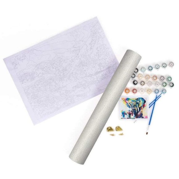 Paint By Numbers Kit All is Bright 2 - Picture 2 of 4